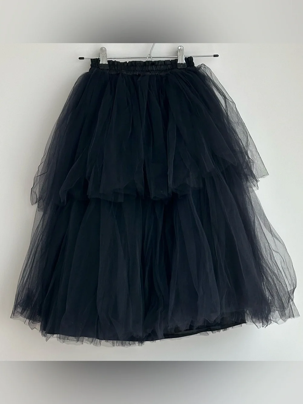 Child size multi-layered black tulle skirt (EUC)
